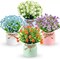 Artificial Flowers Plant for Centerpiece Table Decorations 4 packs